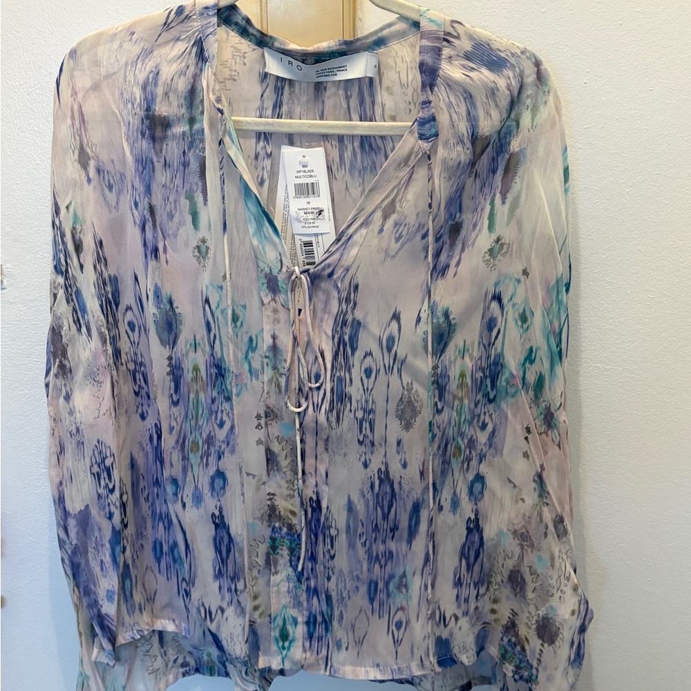 IRO Multicolor Sheer Women's Blouse